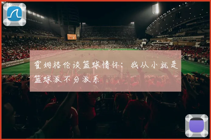 霍姆格伦谈篮球情怀：我从小就是篮球派不分派系